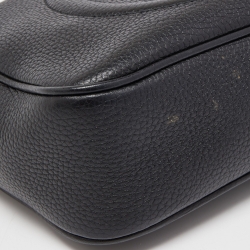Pre Owned Gucci Black Leather Small Soho Disco Crossbody Bag