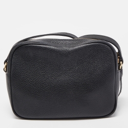 Pre Owned Gucci Black Leather Small Soho Disco Crossbody Bag