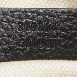 Pre Owned Gucci Black Leather Small Soho Disco Crossbody Bag