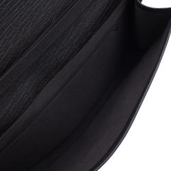 Pre Owned حقيبة كلتش غوتشي بامبو كانفاس مونوغرامي GG بني