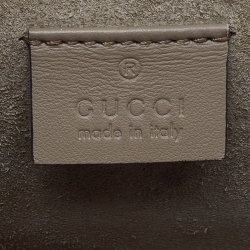 Gucci Beige/Brown GG Supreme Canvas and Suede Small Dionysus Shoulder Bag