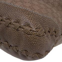 Pre Owned حقيبة غوتشي جلد جوكيسيما بني كبيرة جاكي 