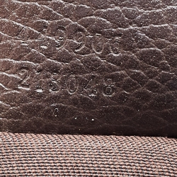 Pre Owned حقيبة ظهر غوتشي أورجينال GG بنية كانفاس مونوجرامي نقش غائر