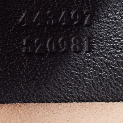  مملوكة مسبقًا Gucci Black/Beige Diagonal Quilted GG Canvas and Leather Small GG Marmont Shoulder Bag