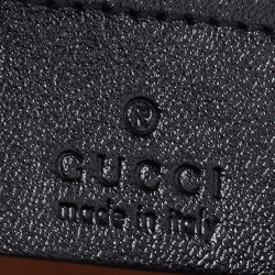 مملوكة مسبقًا Gucci Black/Beige Diagonal Quilted GG Canvas and Leather Small GG Marmont Shoulder Bag