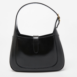Gucci Black Leather Small Jackie 1961 Hobo