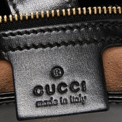 Gucci Black Leather Small Jackie 1961 Hobo