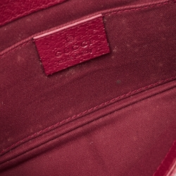 مملوكة مسبقًا حقيبة كلاتش غوتشي سلسلة هورسبيت مرصعة كانفاس GG سوداء