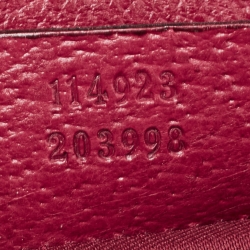 مملوكة مسبقًا حقيبة كلاتش غوتشي سلسلة هورسبيت مرصعة كانفاس GG سوداء