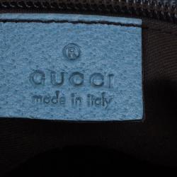 مملوكة مسبقًا حقيبة غوتشي كانفاس أزرق GG أوريجينال ويب