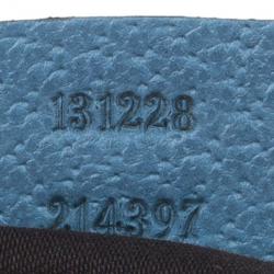 مملوكة مسبقًا حقيبة غوتشي كانفاس أزرق GG أوريجينال ويب