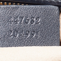 Pre Owned Gucci Black Matelasse Leather Small GG Marmont Shoulder Bag
