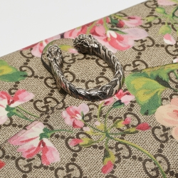 مملوكة مسبقًا محفظة غوتشي ديونيسوس جلد مزهر وكانفاس سوبريم جي جي متعددة الألوان بسلسة 