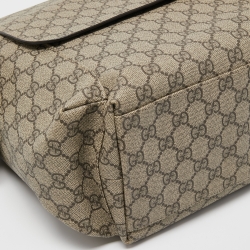 Pre Owned Gucci Beige/Brown GG Supreme Canvas Baby Changing Messenger Bag