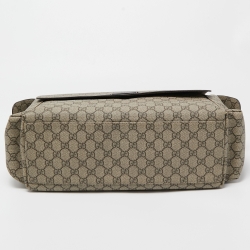 Pre Owned Gucci Beige/Brown GG Supreme Canvas Baby Changing Messenger Bag