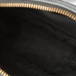 Pre Owned Gucci Black Grained Calf Leather Mini Soho Bag