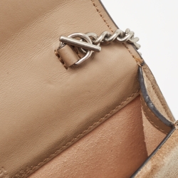 Pre Owned حقيبة كتف غوتشي طباعة زهور سوبر ميني ديونيسوس سوبريم GG متعددة الألوان/ بيج