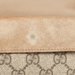 Pre Owned حقيبة كتف غوتشي طباعة زهور سوبر ميني ديونيسوس سوبريم GG متعددة الألوان/ بيج