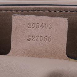 مملوكة مسبقًا Gucci Nude Leather Large Emily Chain Shoulder Bag