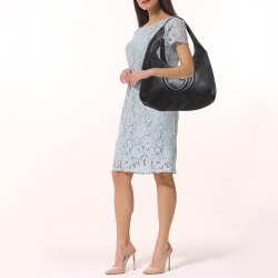 Gucci Black Leather Soho Disco Hobo