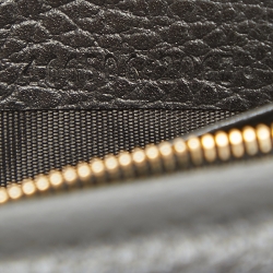 Gucci Black Leather Betty Wallet on Chain 