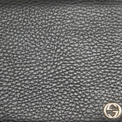 Gucci Black Leather Betty Wallet on Chain 