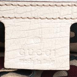 Pre Owned Gucci Beige GG Canvas Mini Jolicoeur Web Tote