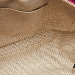 Pre Owned Gucci Pink Grained Leather Small Soho Disco Crossbody Bag