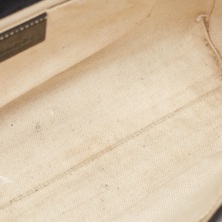 Pre Owned Gucci Black Patent Leather Medium Emily Chain Shoulder Bag