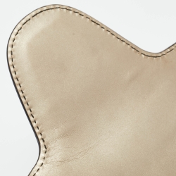 Pre Owned Gucci Light Gold Guccissima Leather Medium Emily Chain Shoulder Bag