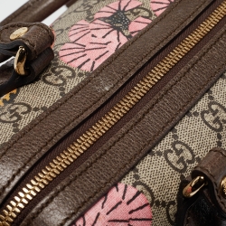 مملوكة مسبقًا Gucci Multicolor Animal Printed Coated Canvas and Leather Joy Boston Bag