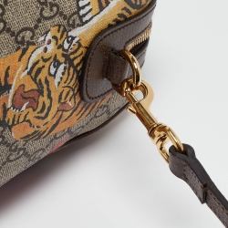 مملوكة مسبقًا Gucci Multicolor Animal Printed Coated Canvas and Leather Joy Boston Bag