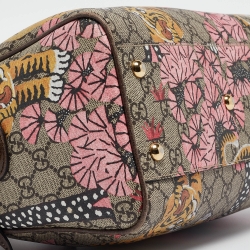 مملوكة مسبقًا Gucci Multicolor Animal Printed Coated Canvas and Leather Joy Boston Bag