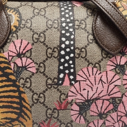مملوكة مسبقًا Gucci Multicolor Animal Printed Coated Canvas and Leather Joy Boston Bag