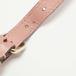 Pre Owned Gucci Light Pink Microguccissima Leather Small Dome Bag