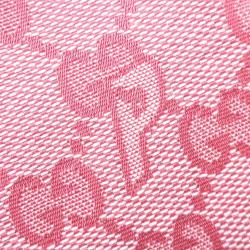 Gucci Pink x Palace GG-P Canvas Half-Moon Mini Bag
