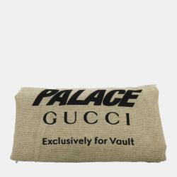 Gucci Pink x Palace GG-P Canvas Half-Moon Mini Bag
