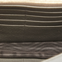 مملوكة مسبقًا Gucci Grey Leather Interlocking G Wallet On Chain