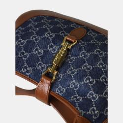 Gucci Blue Denim Jackie 1961 shoulder bag