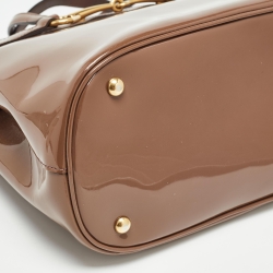 Pre Owned حقيبة يد غوتشي هورسبيت جلد سوداء