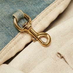 مملوكة مسبقًا Gucci Blue/Brown Denim and Leather Medium Soho Chain Shoulder Bag