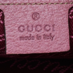 مملوكة مسبقًا Gucci Beige/Pink GG Canvas and Leather Hobo