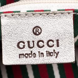 Pre Owned Gucci Beige GG Canvas Medium Abbey D-Ring Hobo