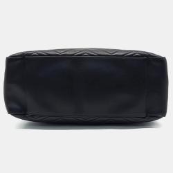 مملوكة مسبقًا Gucci Black Leather GG Marmont Tote Bag