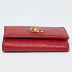 Gucci Red Leather Key Case