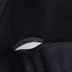 مملوكة مسبقًا Gucci Black Leather GG Marmont Butterfly Bifold Zip Wallet