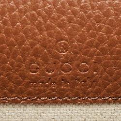 Pre Owned Gucci Brown/Blue GG Denim Mini Horsebit 1955 Crossbody Bag