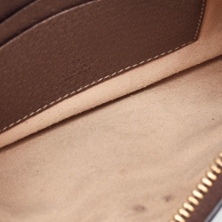 Pre Owned Gucci Brown/Beige GG Supreme Canvas Ophidia Pouch