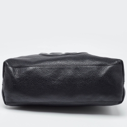 مملوكة مسبقًا Gucci Black Leather Medium Chain Soho Shoulder Bag