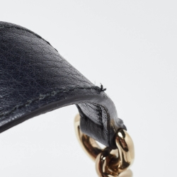 مملوكة مسبقًا Gucci Black Leather Medium Chain Soho Shoulder Bag